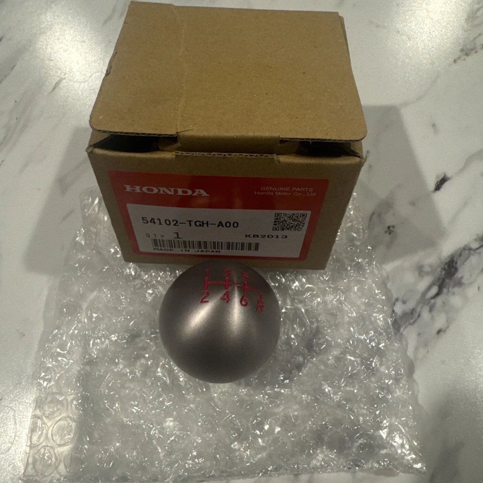Nueva perilla de cambio de aluminio genuina OEM FK8 Honda Civic tipo R 2017-19 6MT JDM USDM Foto 1 de 4