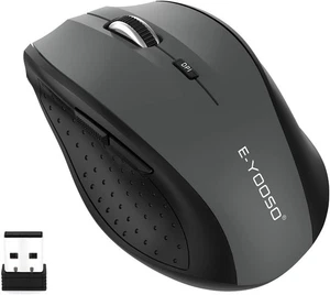 E-YOOSO E-1010 Wireless Optical Mouse, 6 Buttons, 18 Months Battery Life - Picture 1 of 6