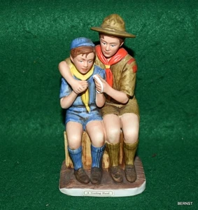 VINTAGE BOY SCOUT ROCKWELL CALENDAR SERIES - A GUIDING HAND - Picture 1 of 6