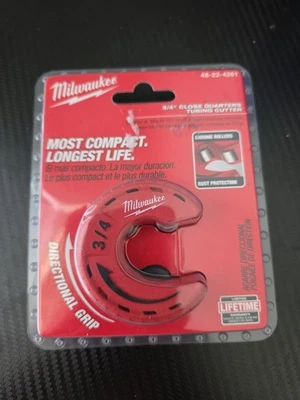Milwaukee 48-22-4261 3/4 in. Close Quarters Tubing Cutter - Image 1 of 2