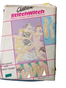 Vintage Classic Stitchwitch B008 Ladies Dressmaking Lingerie Pattern 11 Styles - Picture 1 of 2