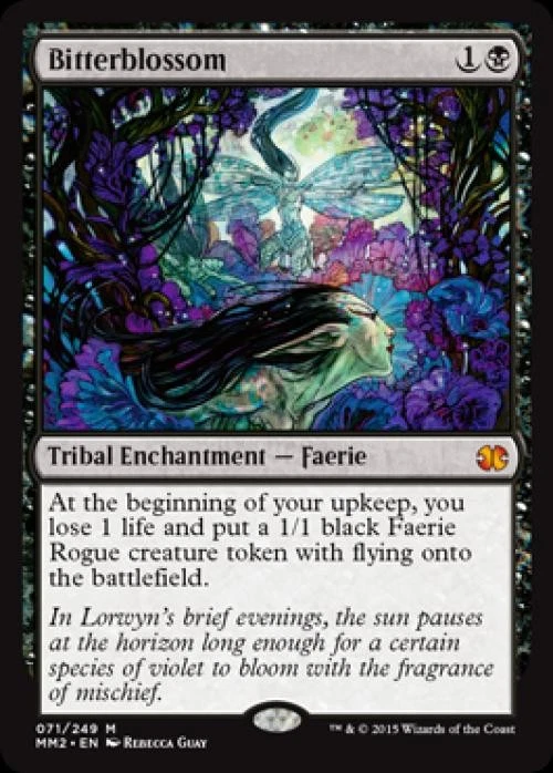Bitterblossom -Foil Near Mint MTG Modern Masters 2015 - Image 1 of 1