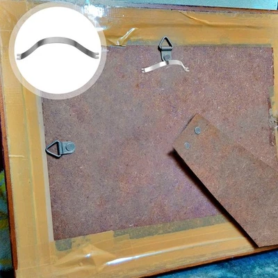  100pcs Picture frame hardware backing spring clips Picture Frame Backing Clips - Imagen 1 de 4