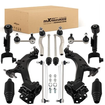 Brazos de control inferiores delanteros eslabones de barra estabilizadora 14 piezas para Honda CR-V 2012 2013 2014 2,4 L Foto 1 de 4