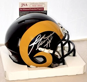 Jim Everett signed Los Angeles Rams mini helmet autographed JSA Witness - Picture 1 of 2