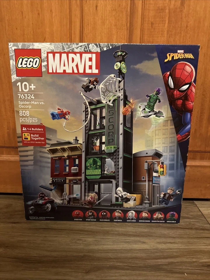 LEGO Marvel Spider-Man vs Oscorp Building Toy 76324 New Sealed - Image 1 of 2