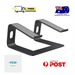 Adjustable Portable Aluminium Laptop Stand Ergonomic Tray Holder Cooling Riser - Picture 1 of 4