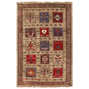 Hand Knotted Afghan Traditional Nomad Baluchi Bedroom Area Rug 2'8x4'2 ft-W11920 - Picture 1 of 6