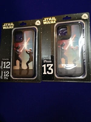 DISNEY PARKS STAR WARS LUKE VADER FIGHT iPHONE 12/12 PRO Or 13 COVER U PICK - Image 1 of 4