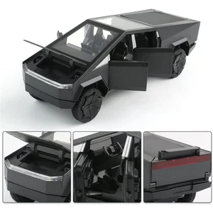 1/32 Scale Tesla Pickup Truck Alloy Car Model Diecast Metal with Sound Light - Picture 1 of 6
