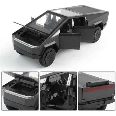 1/32 Scale Tesla Pickup Truck Alloy Car Model Diecast Metal with Sound Light - Image 1 of 4
