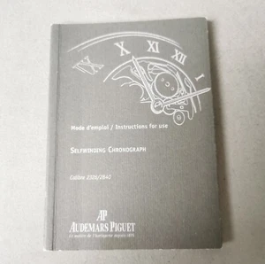 Audemars Piguet Chronographe Selfwinding Brochure Calibre 2326/2840 Comme New - Bild 1 von 9
