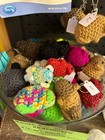 Hand Made Crochet Aunt Judy Baby Guinea Pigs Saves Moms & Babies Keychain Orname