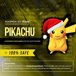 Pikachu Santa Hat Pokemon #025 GO Gen 1 Kanto - Bild 1 von 4