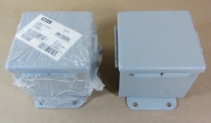 2 x Cajas Hoffman 4"x 4" JIC BOX A404CH, Bisagra Continua, Tipo 12 - Imagen 1 de 10