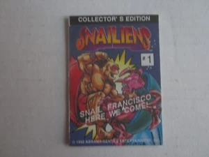 1992 Snailens #1 Collector's Edition Snail Francisco Here We Come! Mini Comic - Picture 1 of 2