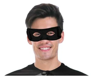 THIEF MASK Burglar Bandit Pirate Halloween Costume Fancy Dress Robber - Picture 1 of 4