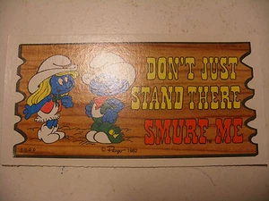 SCHTROUMPF SMURF SCHLUMPF 1982 Traiding Card USA Carte TOPPS SUPERCARD n°56 - Picture 1 of 2