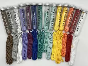 ROCKDEEP runde Sneaker-Schnürsenkel (KOSTENLOSER VERSAND) (verschiedene Farben & Längen) - Bild 1 von 31