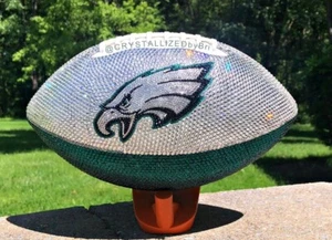 Bling Philadelphia Eagles Football AUSTRIAN CRYSTAL Full Game Size NFL Bedazzled - Bild 1 von 12
