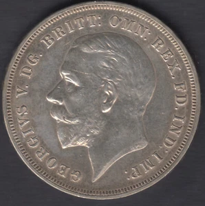 MONEDA GRAN BRETAÑA CROWN 1935 GEORGE V - PLATA - Picture 1 of 2