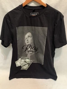 Mister Tee Pray Dollar-T-Shirt Men’s Sz L Black US Seller - Picture 1 of 12