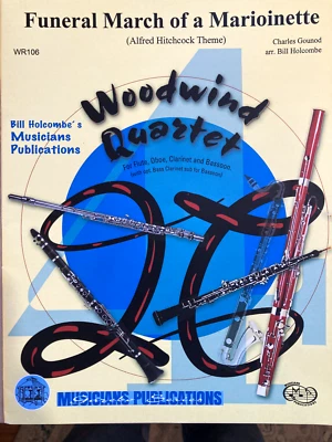 Квартеты Woodwind (3) Debussy, Gounod & Ibert - флейта, гобой, кларнет и фагот. - Изображение 1 из 3
