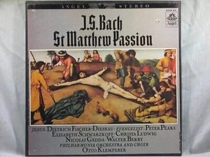 Bach - St. Matthew Passion - Klemperer, Philharmonia 5LP Box Set Angel 3599 E/L - Picture 1 of 16
