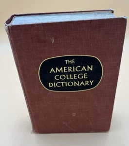 The American College Dictionary Hardcover By Random House 1961 Vintage Reference - Picture 1 of 8