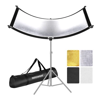 Neewer 66inches×24inches Photography  Clamshell Light Reflector Diffuser Kit - Image 1 of 4