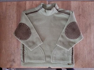 O KIDS light green fleece sweatshirt sz 4/5 US/102 EU boys - Picture 1 of 1