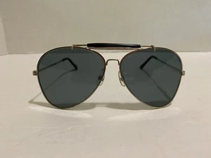 Vintage Korea Aviator Sunglasses with Green Lenses SG 356 - Picture 1 of 11