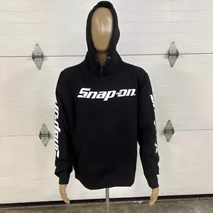 Snap On Licensed Adult Black Pullover Hooded Sweatshirt Hoodie - Picture 1 of 10