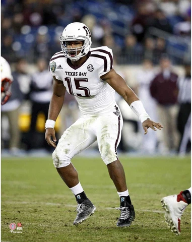 Myles Garrett Texas A&M Aggies Unsigned Action Photograph Cover