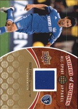 2010 Upper Deck World of Sports All-Sport Apparel JERSEY #ASA26 Roger Espinoza
