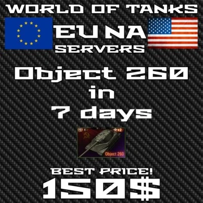 WoT | World of Tanks | Object 260 in 7 days | PERSONAL MISSIONS | EU, NA - Image 1 of 3