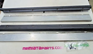 90-97 Mazda Miata Personalizado Metal Puerta Alféizar Placa Raspada Juego L R 91 92 93 94 95 96 - Imagen 1 de 15