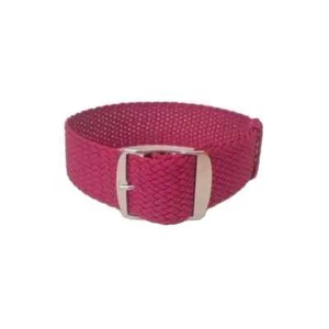 Uhrenarmband Perlon Nylon Magenta von Perlonstrap.com - 24 mm - Ersatz-Armband - Picture 1 of 2