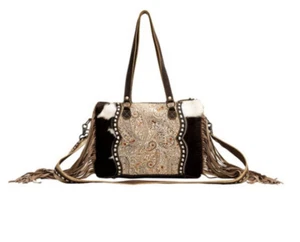 Myra Bag JAKARTA LEATHER & HAIRON BAG S-6879 - Picture 1 of 8