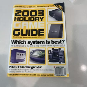 2003 Holiday Game Guide Electronic Gaming Monthly EGM Computer Gaming World Rare - Picture 1 of 5