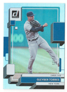 Gleyber Torres 2022 Donruss Voltage /25 #226 Numbered Parallel