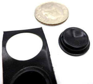 Almohadilla de goma adhesiva adhesiva parachoques tiene almohadilla de 1/2" de 1/8" de alto, poliuretano duradero - Imagen 1 de 12