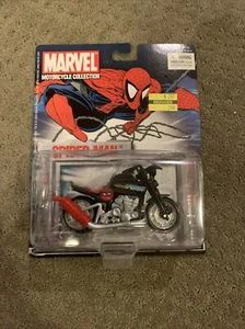 MARVEL " BUFF 'N LOW " series 3 SPIDERMAN MAISTO MOTROCYCLE COLLECTIBLE - Picture 1 of 2