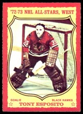 1973-74 O-Pee-Chee Tony Esposito Chicago Blackhawks #90