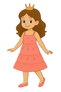 🌸 Girls’ X-Small (4-5) Pink Tiered Eyelet Dress – Comfy & Whimsical Style! 🌸 - Picture 1 of 6
