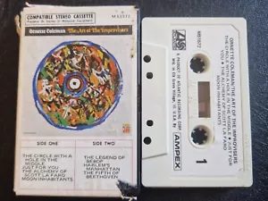 Rare Ornette Coleman The Art of the Improvisers Jazz Cassette Tape USA Orig 1970 - Picture 1 of 12