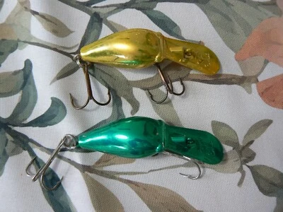 Señuelos de pesca de sonajero Luhr Jensen Hot Shot SE 1/2 oz de colección - verde metálico y dorado Foto 1 de 3