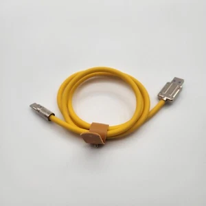 120W Super Fast Charging/Data Cable USB Type-C Zinc Alloy Silicone Gel 40 inches - Picture 1 of 18