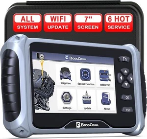 BOSSCOMM IF745 All System OBD2 Scanner-Car Diagnostic Tool SAS ABS DPF EPB TPMS - Picture 1 of 8