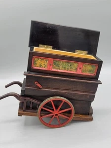 Vintage Oak Barrel Organ Musical Box by Tallent of Old Bond England Works! - Picture 1 of 9